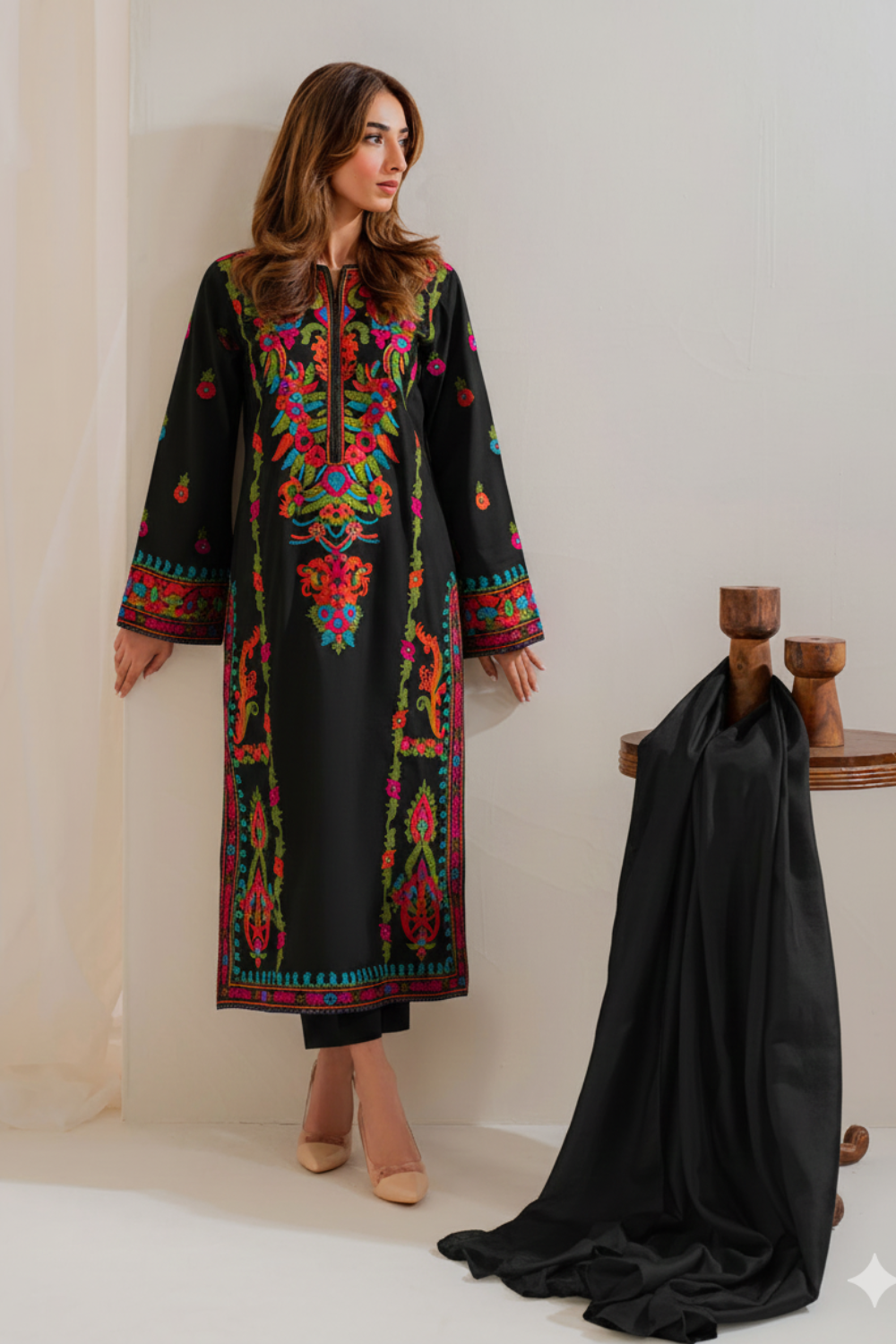 MEENAH BLACK 3-PIECE